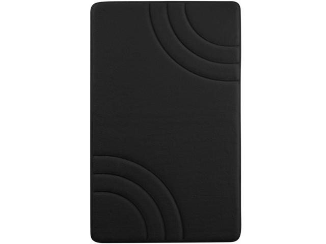 Sunham Inspire Memory Foam Bath Rug Black Size 21 X 34 Newegg