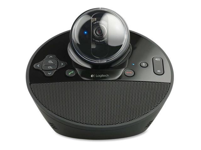 logitech conference cam bcc950 video conference webcam, hd 1080p camera  with built-in speakerphone