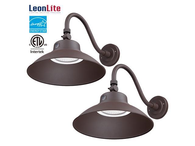 Leonlite 42w Led Gooseneck Barn Light Photocell Included Swivel