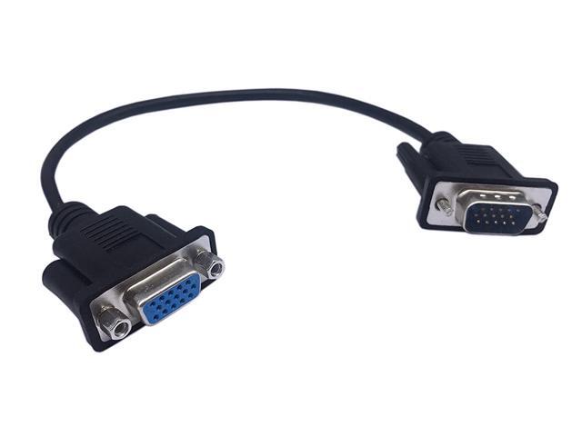 SVGA//VGA HPDB15//HD15 pin Male//M~DB9 pin Female//F Video//Monitor Adapter $SH DISC