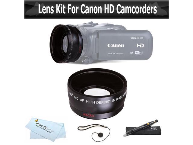 Wide Angle Lens Kit For Canon Vixia Hf R Hf R80 Hf R800 Hf R700 Hf R72 Hf R70 Camcorder Includes High Definition 43x Wide Angle Lens W Macro Lenspen Cleaning