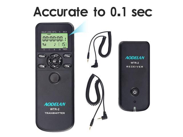 Aodelan Wtr2 Camera Wireless Shutter Release Timer Remote Controlfor For Canon Eos R 80d 77d 70d 60d 800d 0d 7d Series 5d Series T7 T7i T6 T6i T5i Powershot Sx70h Replace Tc 80n3 Rs 60 Newegg Com