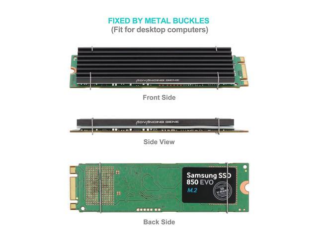 2 Pack PCIe NVMe M.2 SSD Heatsinks Cooler with Nano Silicone Thermal Pad AUYOUWEI AU-M2-Heatsinks 2 Pack PCIe NVMe M.2 SSD Heatsinks Cooler with Nano Silicone Thermal Pad AUYOUWEI AU-M2-Heatsinks