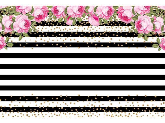 Featured image of post Black And Pink Background For Birthday - The template prints on a full page and folds in half.
