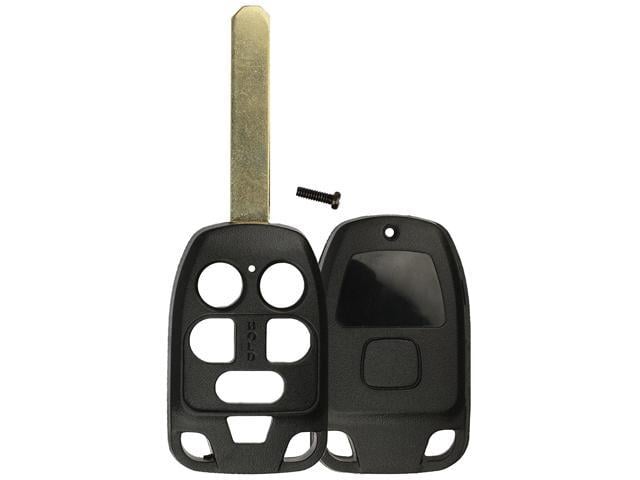 KeylessOption Just the Case Keyless Entry Remote Head Key Combo Fob Shell Pack of 2 
