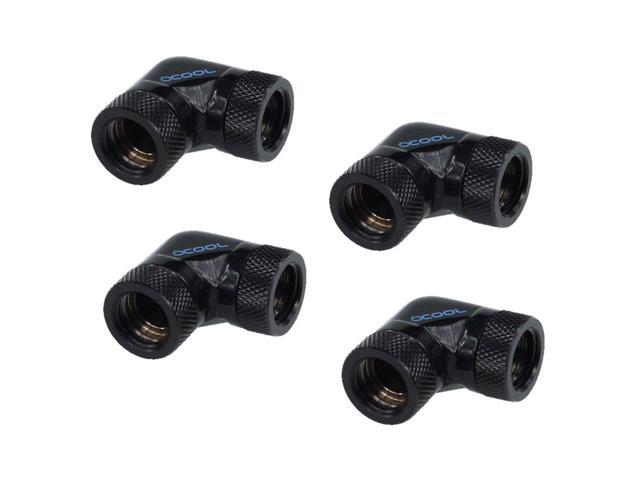 Rotary Alphacool HF G1//4 Male to Male Extender Fitting Chrome 4-Pack
