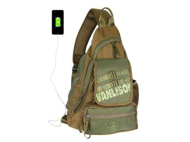 sling bag with usb port