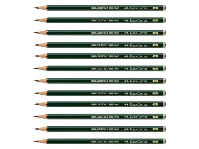FaberCastell Pencils, Castell 9000 Artist graphite pencils, 4B black