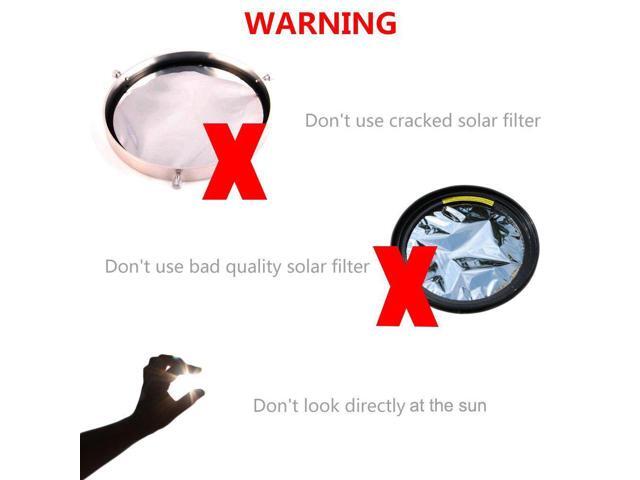 Small Refractors Spotting Scopes Solar Filter Film 2.25 Older Film Solar Filter Fits: Celestron FirstScope 60 View Finders Cameras ST225BP1