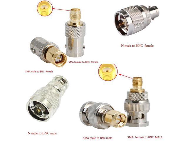 Details about   30pcs RF Coax Universal Adapter Kit WIFI MMCX N TNC SMA BNC 2 testing cables 