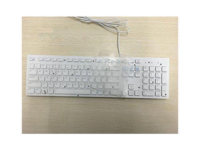 Keyboard Protector Cover Skin for Dell KB216 KM636 Wired Keyboard Clear