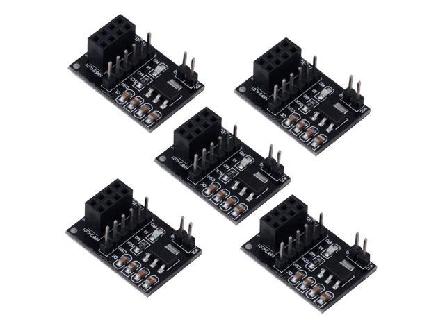 Electronic Component,Socket Adapter Plate Board for 8 Pin NRF24L01 Wireless Transceive Module Directly Connected to The System Board