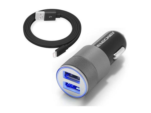 Eleckey Ek0002 Car Charger With Lighting Cable For Iphone X 8 Plus 7 7plus 6s 6 Se 5 5s Black Newegg Eleckey Ek0002 Car Charger With Lighting Cable For Iphone X 8 Plus 7 7plus 6s 6 Se 5 5s Black Newegg