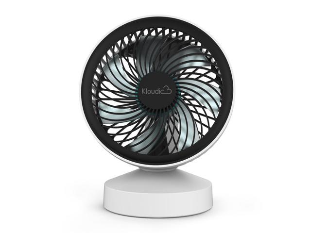 Kloudic Mini Usb Desk Fan 7 Blades Strong Wind Quiet Cooling