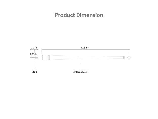 4.8 Inches Designed for Optimized FM/AM Reception TEKK Short Antenna Compatible with Tundra 1999-2020 4.8 Inches Designed for Optimized FM/AM Reception TEKK Short Antenna Compatible with Tundra 1999-2020