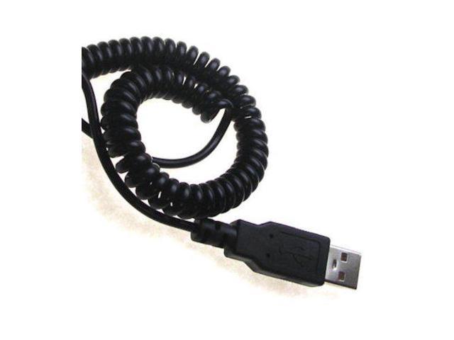 Coiled Power Hot Sync USB Cable suitable for the Creative MuVo Slim with both data and charge features Uses Gomadic TipExchange Technology 