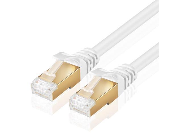- Professional Gold Plated Snagless RJ45 Connector Computer Networking LAN Wire Cord Plug Premium Shielded Twisted Pair TNP Cat6 Ethernet Patch Cable Purple 3 Feet, 5 Pack 