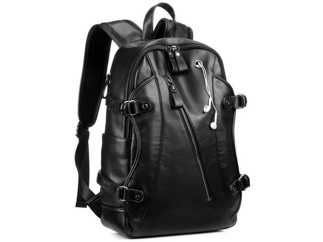 anti theft backpack leather
