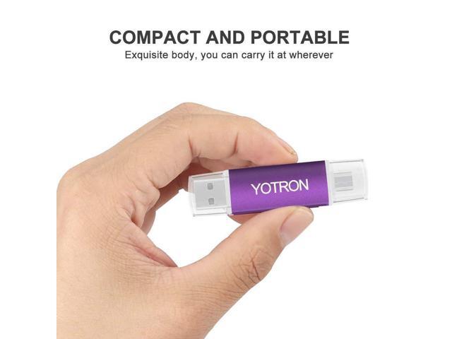 OTG Flash Drive-USB Memory Stick for Computers Android Flash Drive 32 GB USB Flash Drives Metal USB Thumb Drives Colorful USB Stick Pen Drive 32 GB Water/&Shcok Resistant Frosted by YOTRON