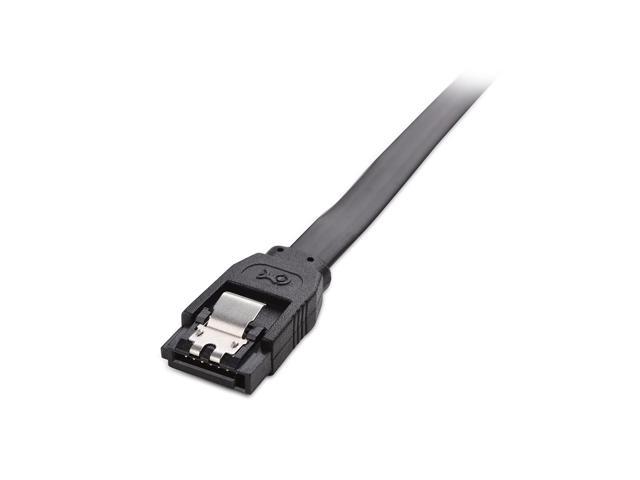 Cable Matters 3-Pack Straight SATA III 6.0 Gbps SATA Cable (SATA 3 Cable)  Black - 18 Inches 