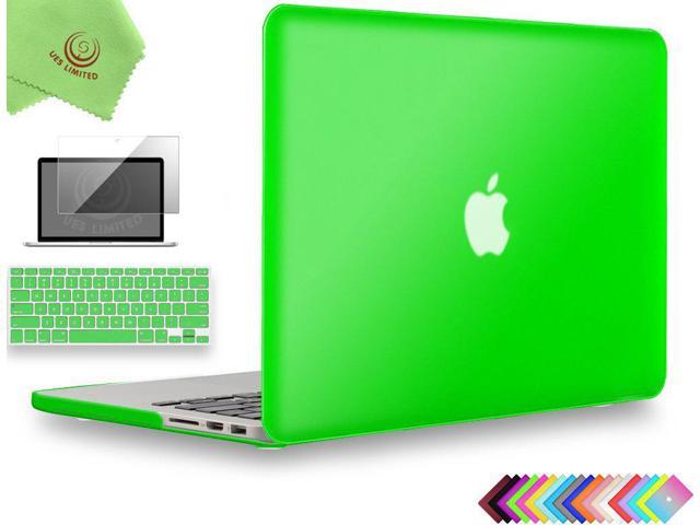 Ueswill 3in1 Matte Hard Case For Macbook Pro Retina 15 Inch Mid 12 13 14 Mid 15 Model A1398 No Cd Rom No Touch Bar Keyboard Cover And Screen Protector Deep Green Newegg Com