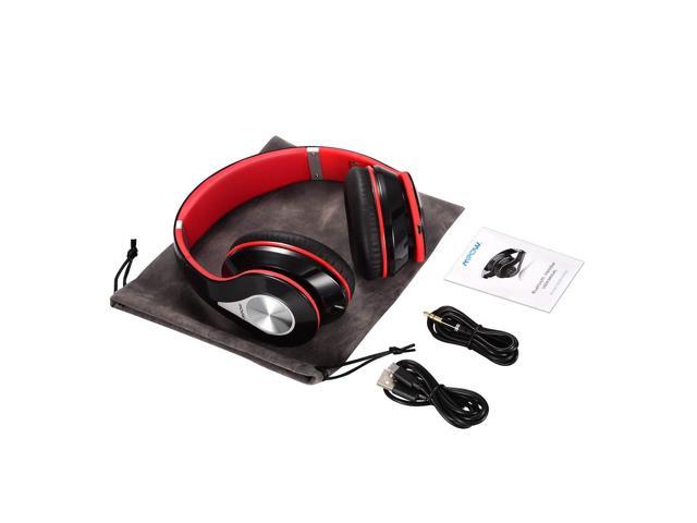 Foldable Soft Memory-Protein Earmuffs W//Built-in Mic Wired Mode PC//Cell Phones//TV Hi-Fi Stereo Wireless Headset Mpow 059 Bluetooth Headphones Over Ear