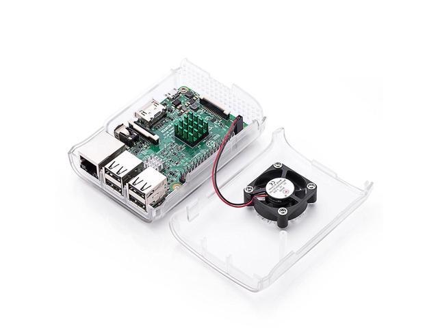 Aukru 5v Cooling Fan Heatsink Fan For Raspberry Pi 3 Model B Raspberry Pi 2