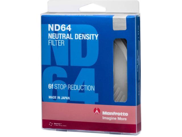 Manfrotto MFND64-58 Circular Lens Filter with 6 Stop of Light Loss 58mm Grey 