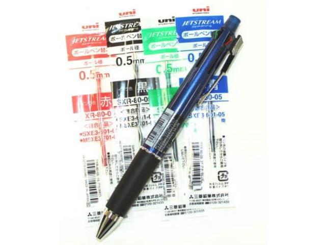 Mechanical Pencil MSXE510007.8 Light Blue Bo uni JETSTREAM 4&1 0.7mm Ballpoint 