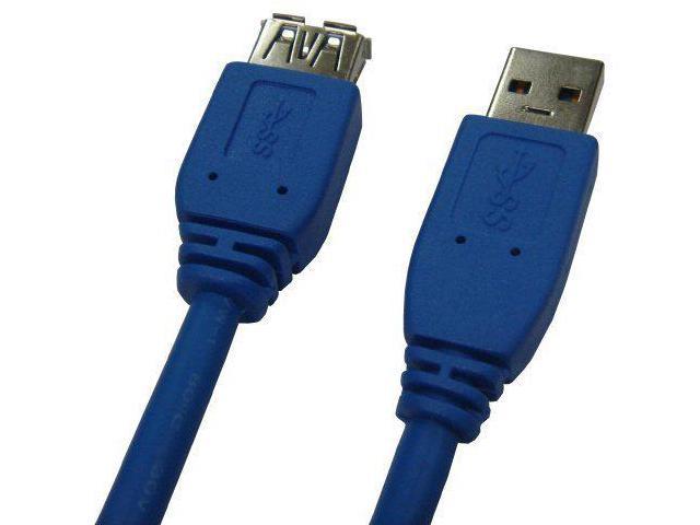 QVS 3' USB 3.0 Type A Extension Cable 