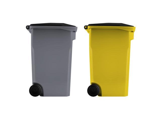 Desk Accessories Office Mini Curbside Trash And Recycle Can Set