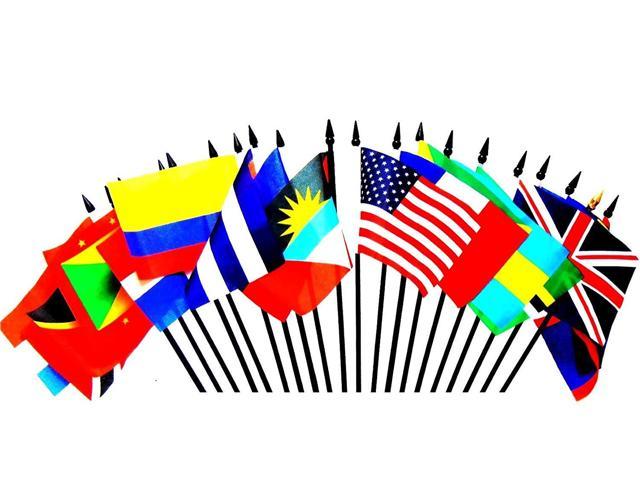 Caribbean Islands World Flag Set 20 Polyester 4 X6 Flags One
