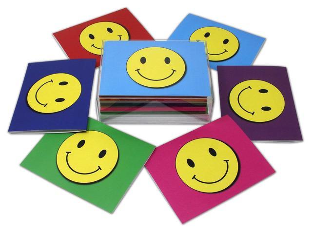 Blank Cards With Envelopes Set of 6 Happy Face Cards 