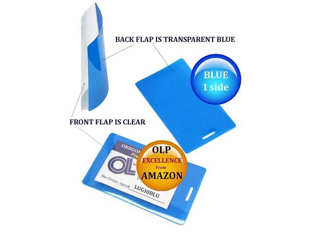 500 Luggage Tag 10 Mil Laminating Pouches Laminator W//Slot 2.5 x 4.25 Quality
