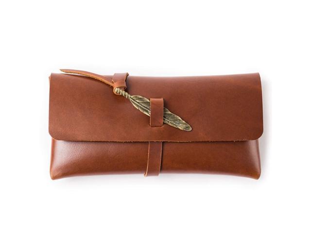 genuine leather pencil case