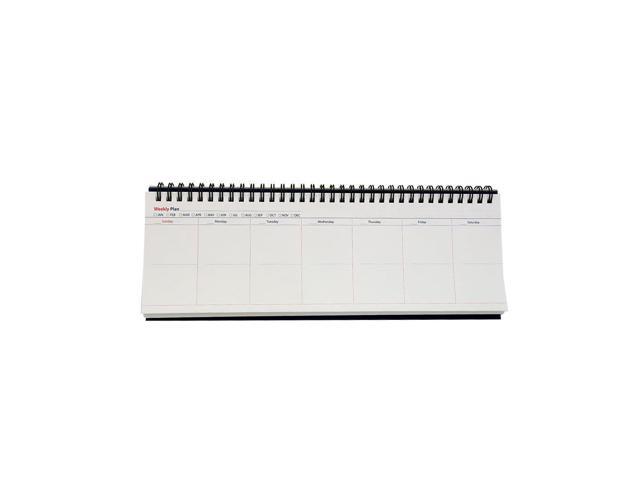 Appointment Book 11.8 x 4 Inches Undated Desk Weekly Daily Calendar Planner Scheduler Memo Pad