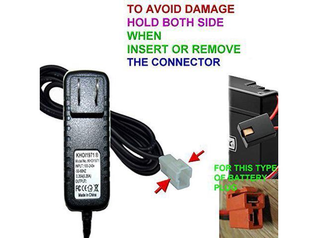 WALL CHARGER AC adapter for KID TRAX Mini Cooper Paceman ride on car 6V battery 
