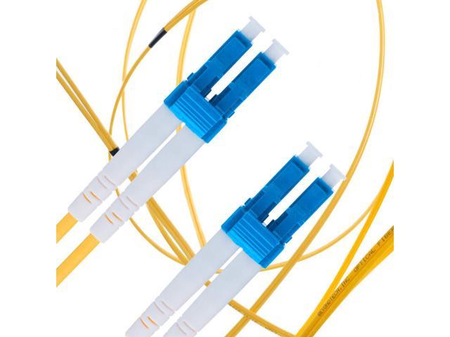 - 9/125 OS1 3.28ft Beyondtech PureOptics Series 1m LC to ST Fiber Patch Cable Single Mode Duplex