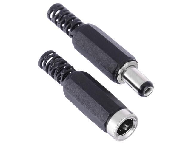 20pcs 10 Pair Female DC Power Plug Socket Jack Connector 2.1mm x 5.5mm Male