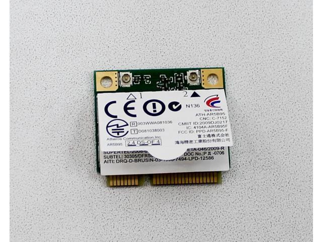 CP372936-01 Atheros AR5B95 802.11b/g/n Wireless PCIe Half Fujitsu  T77H126.02