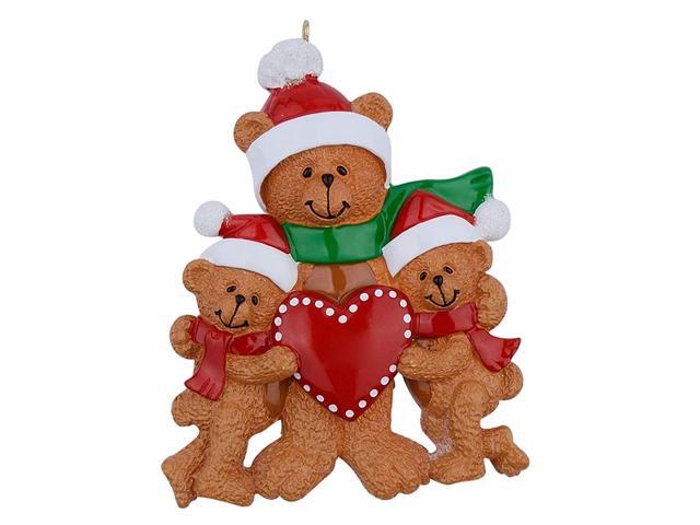 MAXORA Personalized Bear Family of 2 Christmas Ornament 2020 MAXORA Personalized Bear Family of 2 Christmas Ornament 2020