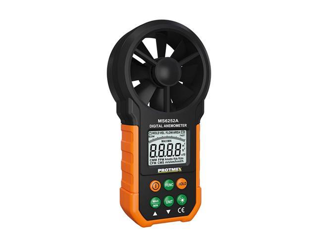 MagiDeal MS6252A LCD Digital Anemometer Wind Speed Meter Airflow Air Velocity Volume Humidity Temperature Tester 