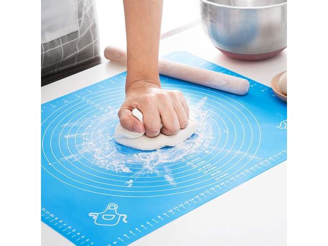 LIMNUO Silicone Pastry Mat for Pastry Rolling with Measurements
