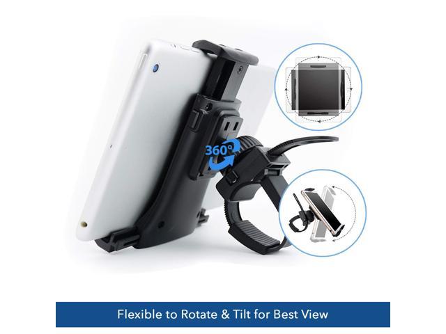 Tablet iPhone AboveTEK Universal Handlebar Mount for iPad Anti Shock 360 