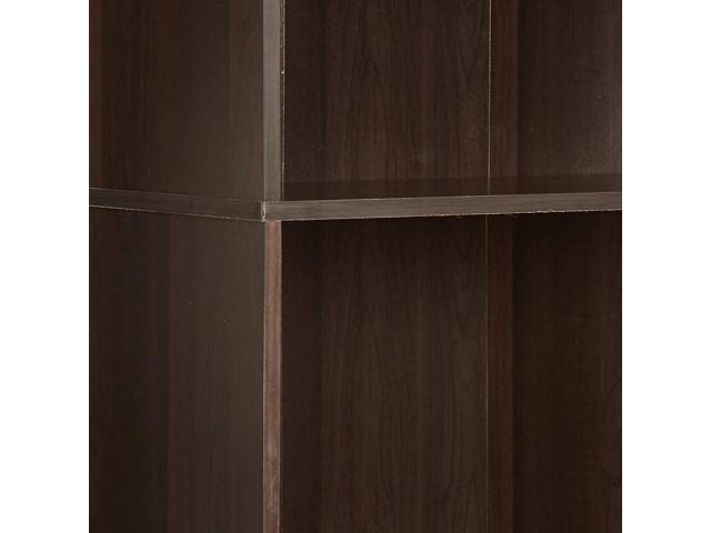 Sauder Beginnings 5-Shelf Bookcase, Cinnamon Cherry finish ...