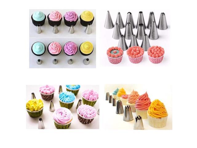Cookie Dessert Piping Decorating Design Frosting Tips Cupcake Decorating Icing Tips Organizer 48 Spaces for Storing and Organizing Cake