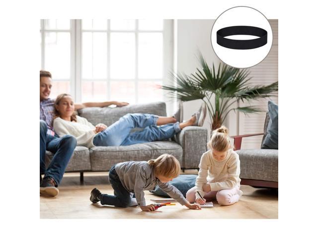 Outus Couch Sectional Connectors Sofa Couch Straps Sofa Rubber Band for Sliding Sofa Black 16 Pieces 
