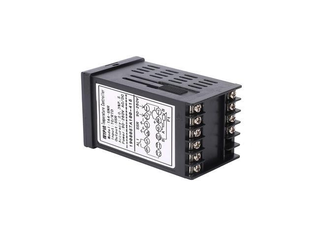 90-265V Digital F/C PID Temperature Controller TA4-SSR+2M K Sensor+40A DA SSR 