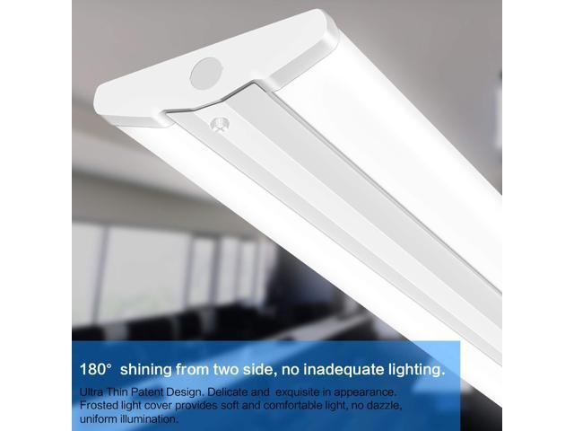 AntLux 4FT LED Wraparound Light Fixture 50W Ultra Slim LED Shop Light for Garage 