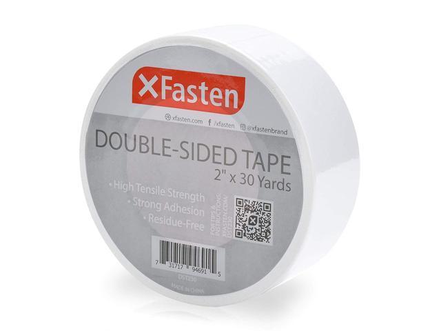 Pack of 6 XFasten White Masking Tape 3/4 Inches x 60 Yards 
